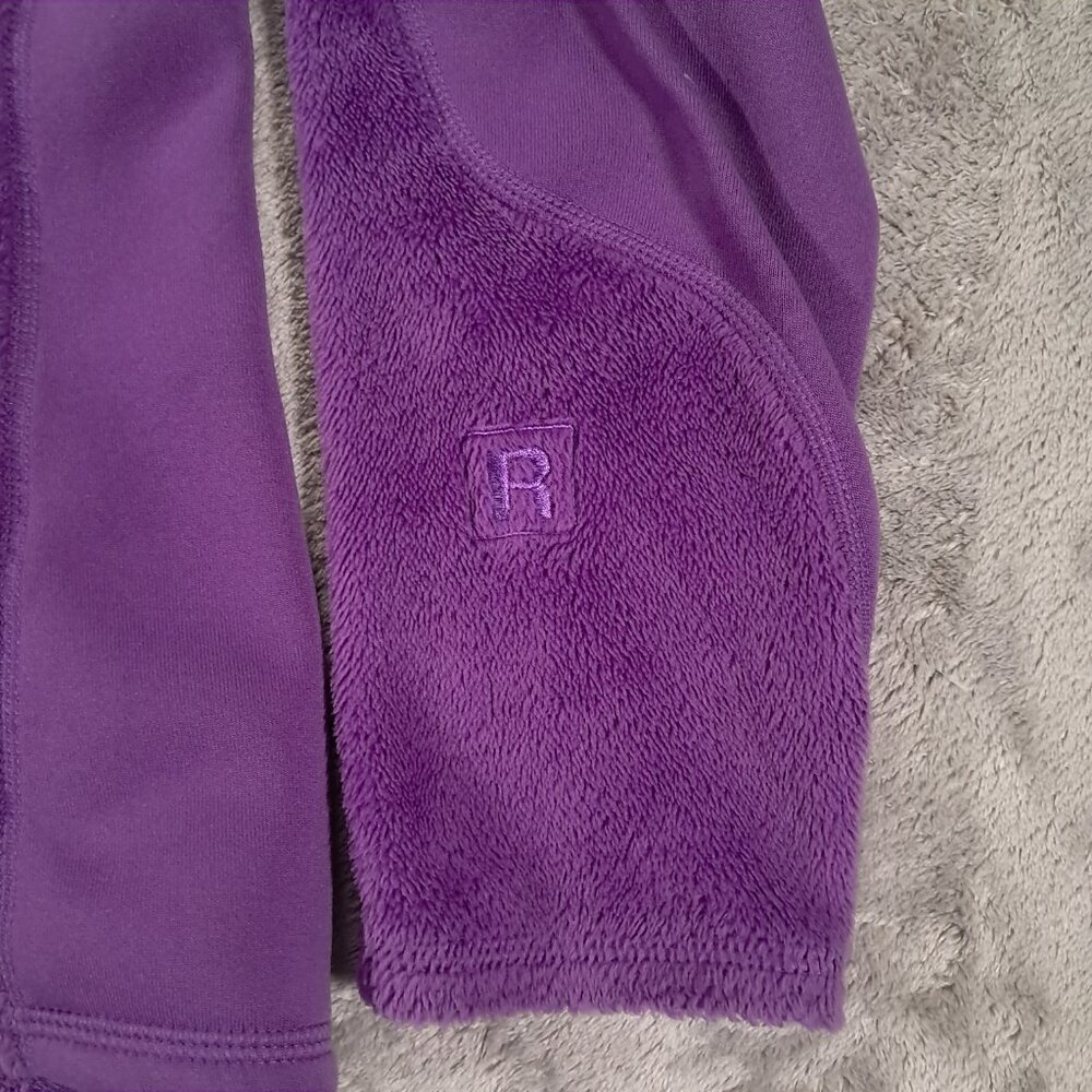 Patagonia R2 Fleece Jacket Women Medium Purple Full Zip Pockets 25146 - Picture 5 of 9